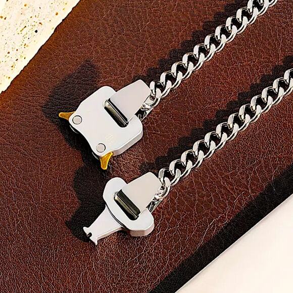 Luxury Stainless Steel Chain Link Necklace - Picture 6 of 10